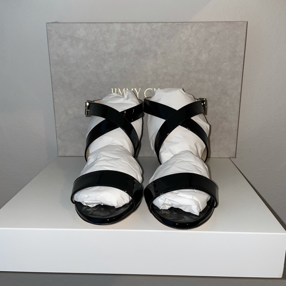 Jimmy Choo black wedge